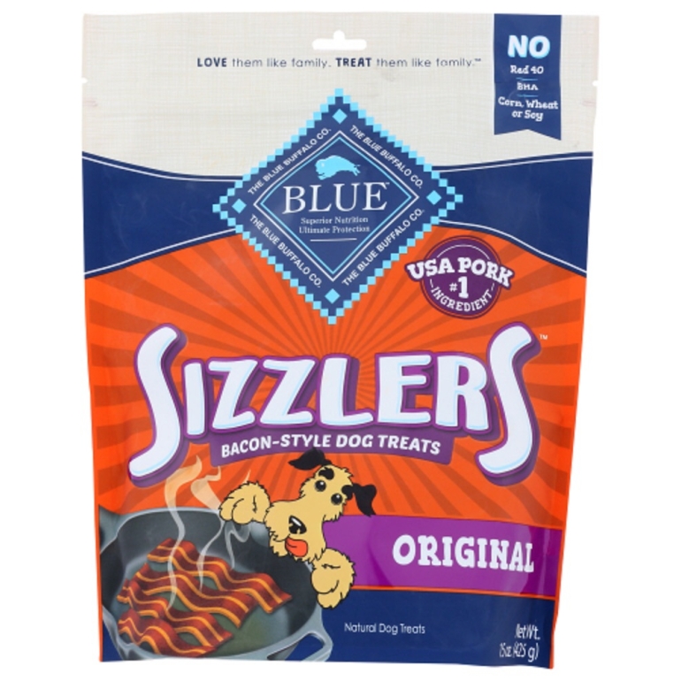 Sizzlers Original Bacon-Style Dog Treats, 15 oz
