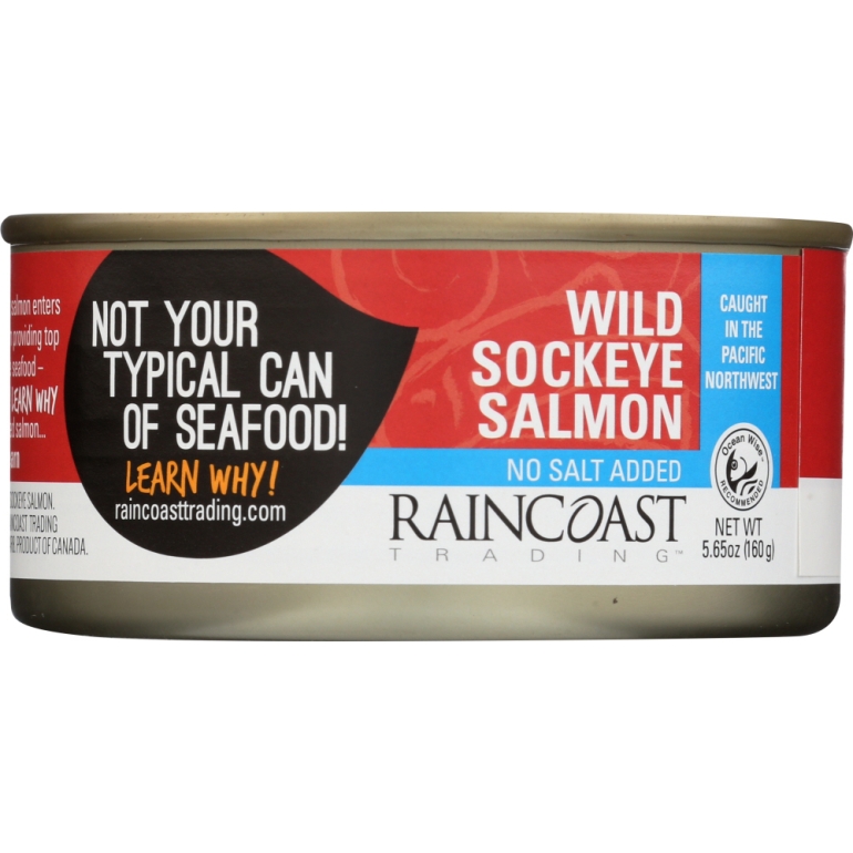Wild Sockeye Salmon No Salt Added, 5.65 oz