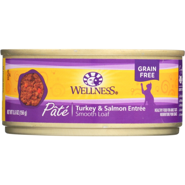 Canned Cat Food Turkey and Salmon Formula, 5.5 oz