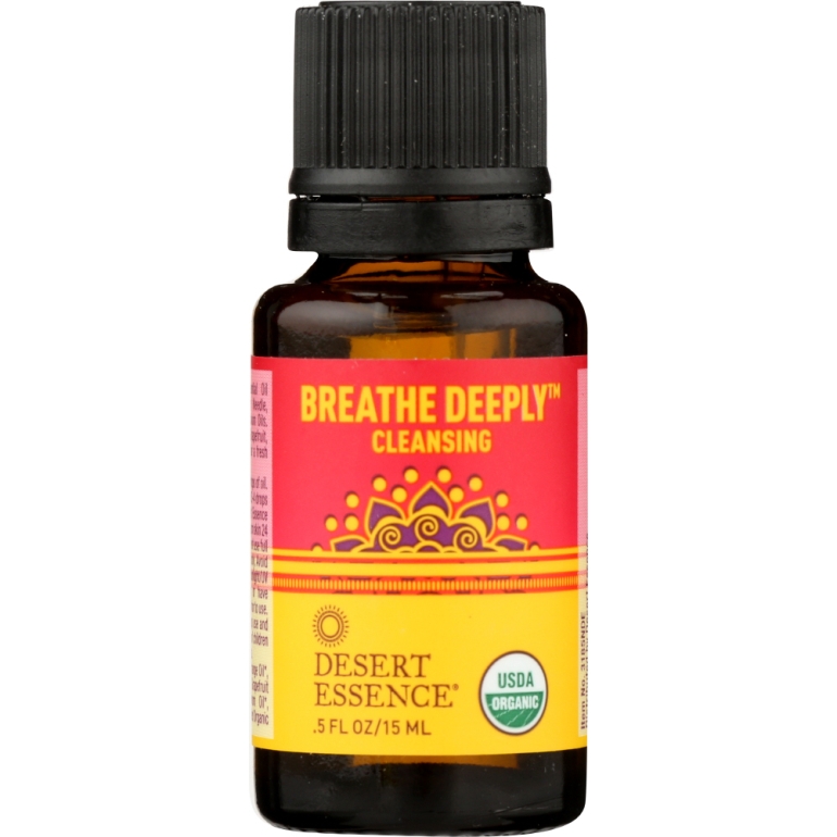Breathe Deeply Organic Essential Oil Blend, 0.5 oz