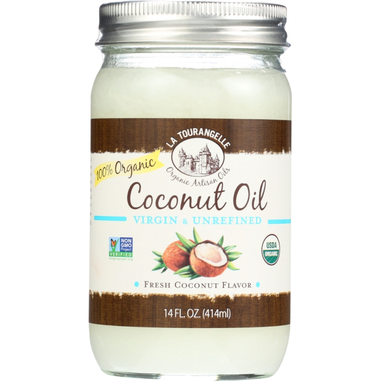 Virgin & Unrefined Coconut Oil, 14 oz