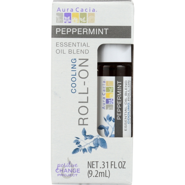 Oil Essential Roll-on Peppermint, 0.31 oz