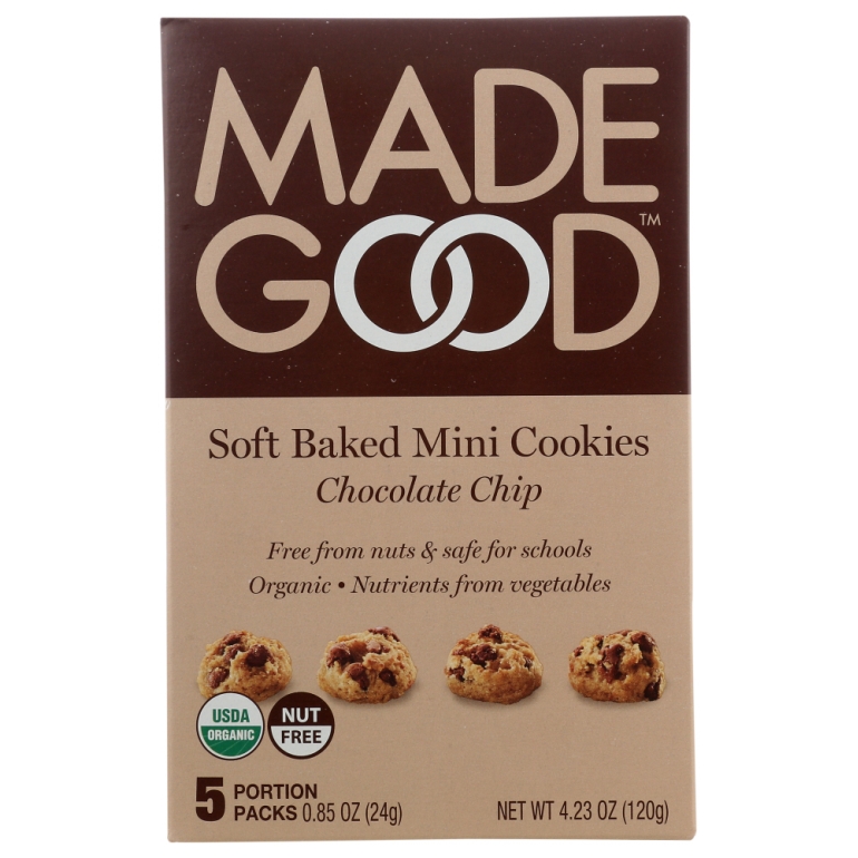 Chocolate Chip Soft Baked Mini Cookies 5Pk, 4.25 oz