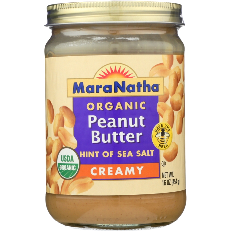 Organic Peanut Butter Creamy, 16 oz