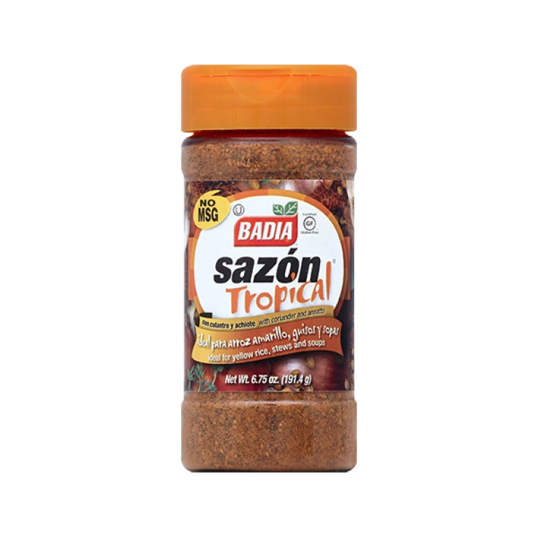 Sazon Tropical With Coriander and Annatto, 6.75 oz