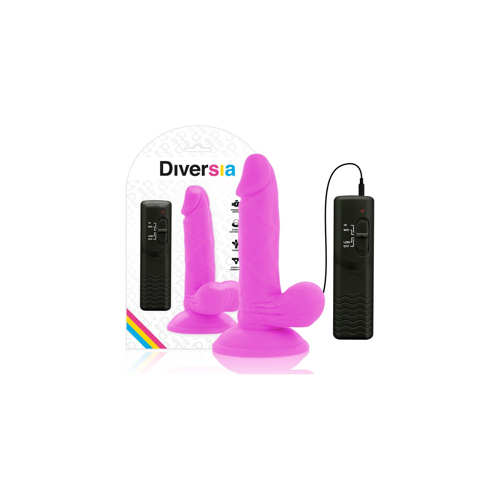 Flexible Vibrator with Remote Control Purple 17cm x 3.3cm Flexible Vibrator with Remote Control Purple 17cm x 3.3cm