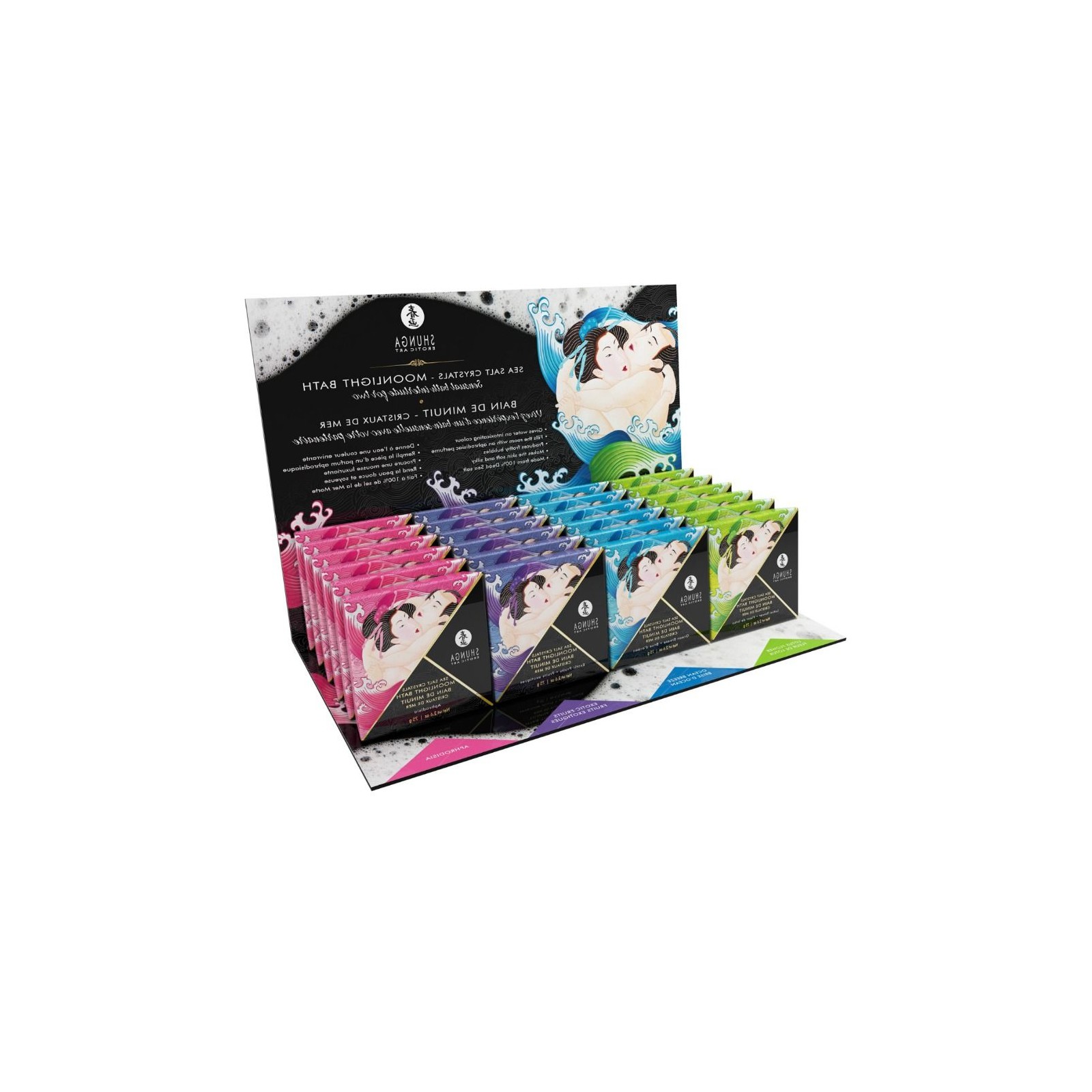 Shunga - Love Bath Sales De Baño - Exhibidor De 24 Unidades Shunga - Love Bath Sales De Baño - Exhibidor De 24 Unidades