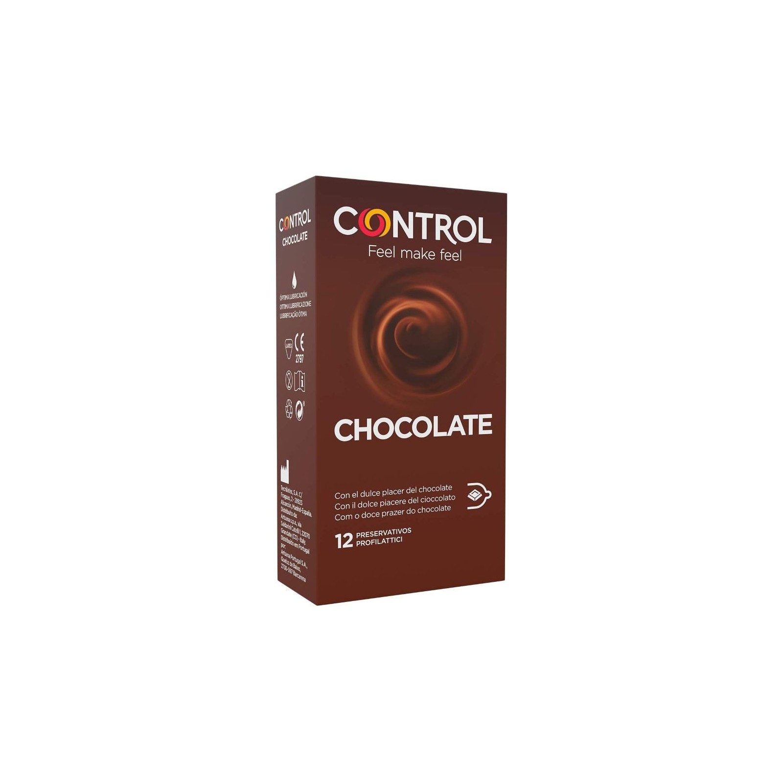 Preservativos con Sabor a Chocolate Control Preservativos con Sabor a Chocolate Control