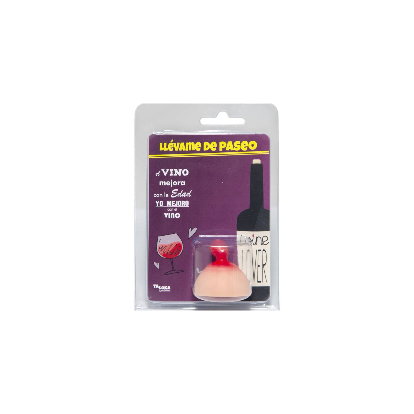 Tapon Vino Teta - Idea de Regalo Única Tapon Vino Teta - Idea de Regalo Única