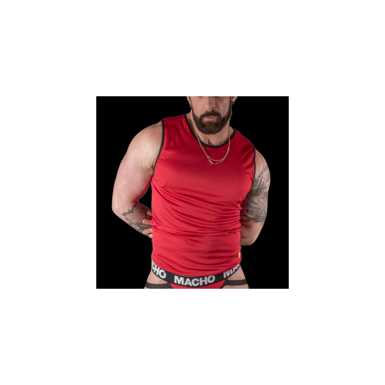 Camiseta Roja Macho Deportiva para Confort Camiseta Roja Macho Deportiva para Confort