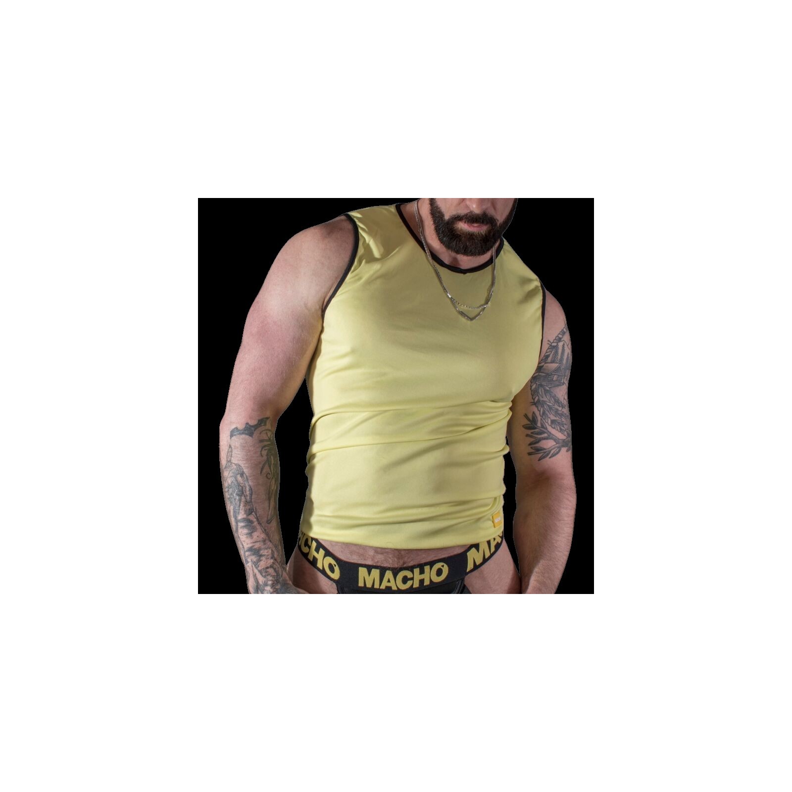 Macho - Camiseta Amarilla L/XL - Comodidad y Estilo Macho - Camiseta Amarilla L/XL - Comodidad y Estilo