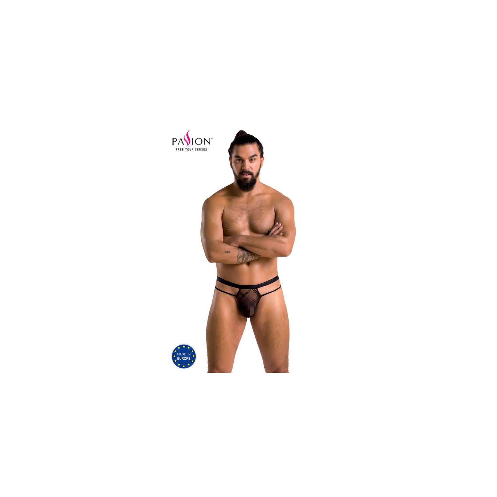 Passion Tanga Collin Negro L/XL Passion Tanga Collin Negro L/XL