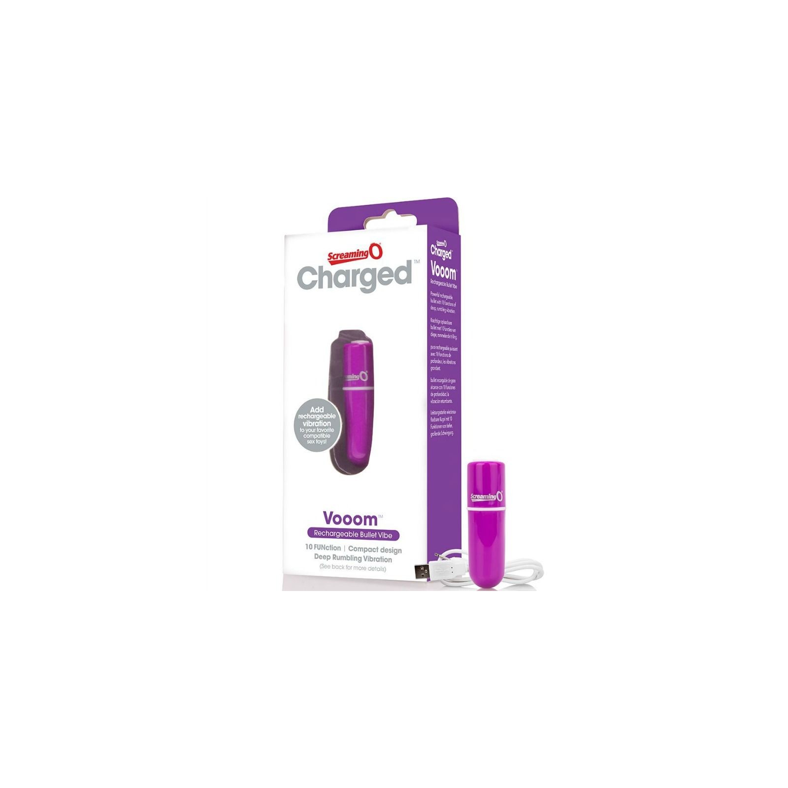 Bala Vibradora Recargable Vooom Descripción Bala Vibradora Recargable Vooom Descripción