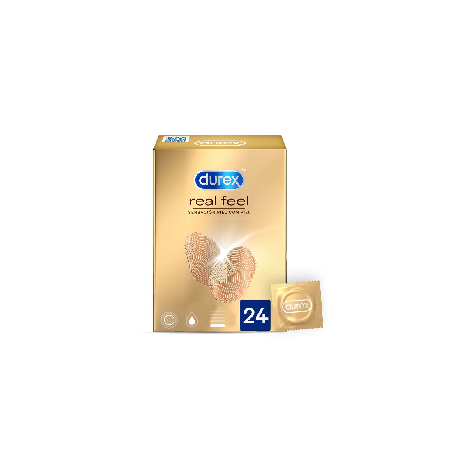 Durex - Real Feel 24 Unidades - Sensación Definitiva Durex - Real Feel 24 Unidades - Sensación Definitiva