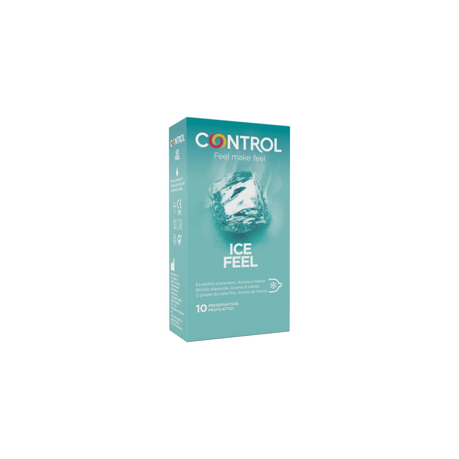 Control Ice Feel Preservativos Efecto Frío 10 Unidades Control Ice Feel Preservativos Efecto Frío 10 Unidades