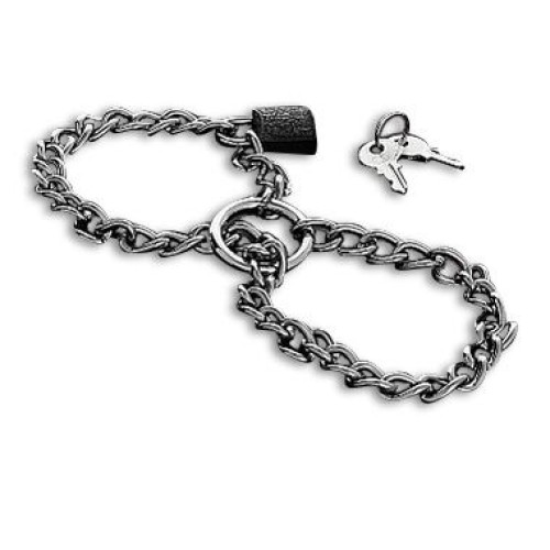 Stainless Steel Handcuffs with Chain