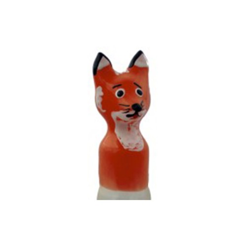 Brown Fox Hand-Painted Condom Unique Gift