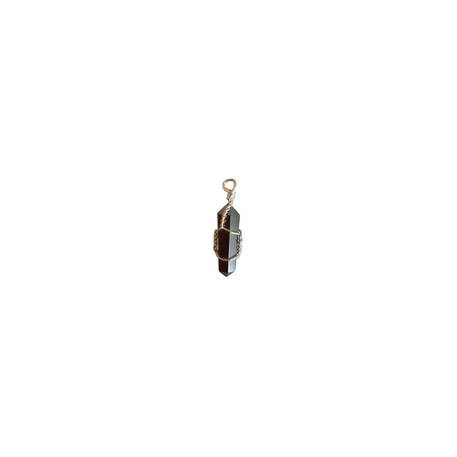 Set of 5 Wire Wrapped Hematite Points Set of 5 Wire Wrapped Hematite Points