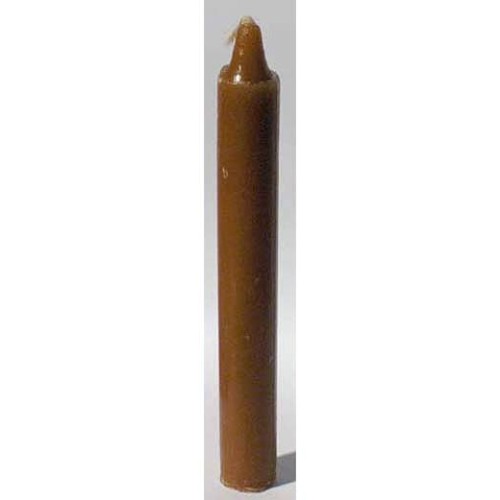 Vela Marrón de 6 Pulgadas para Rituales