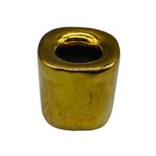 Soporte Cerámico Dorado para Velas de Chime