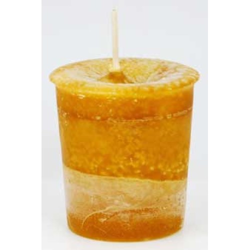 Vela Votiva Herbal de Confianza - Marrón Claro