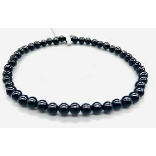 Black Obsidian Beaded Bracelet for Protection