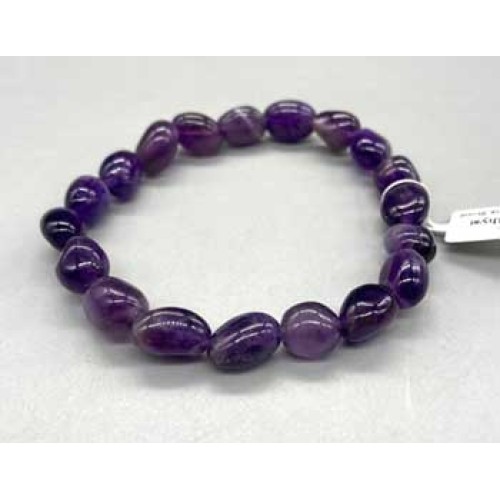 Amethyst Nugget Healing Bracelet for Emotional Balance