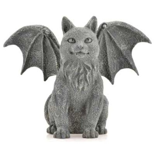 Winged Cat Gargoyle for Home Decor