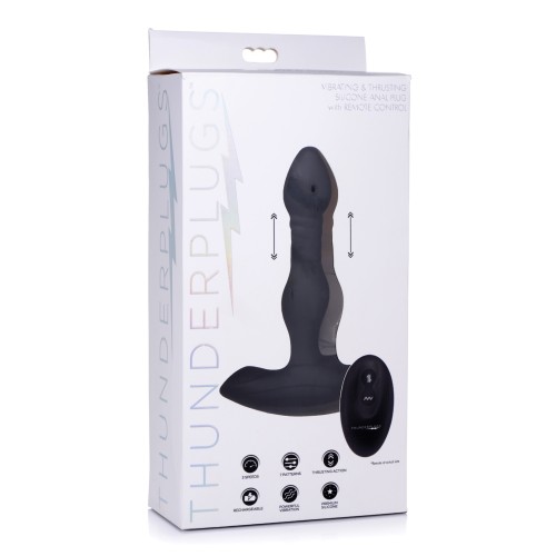 Plug de Silicona Vibrante ThunderPlugs - Estimulación Doble