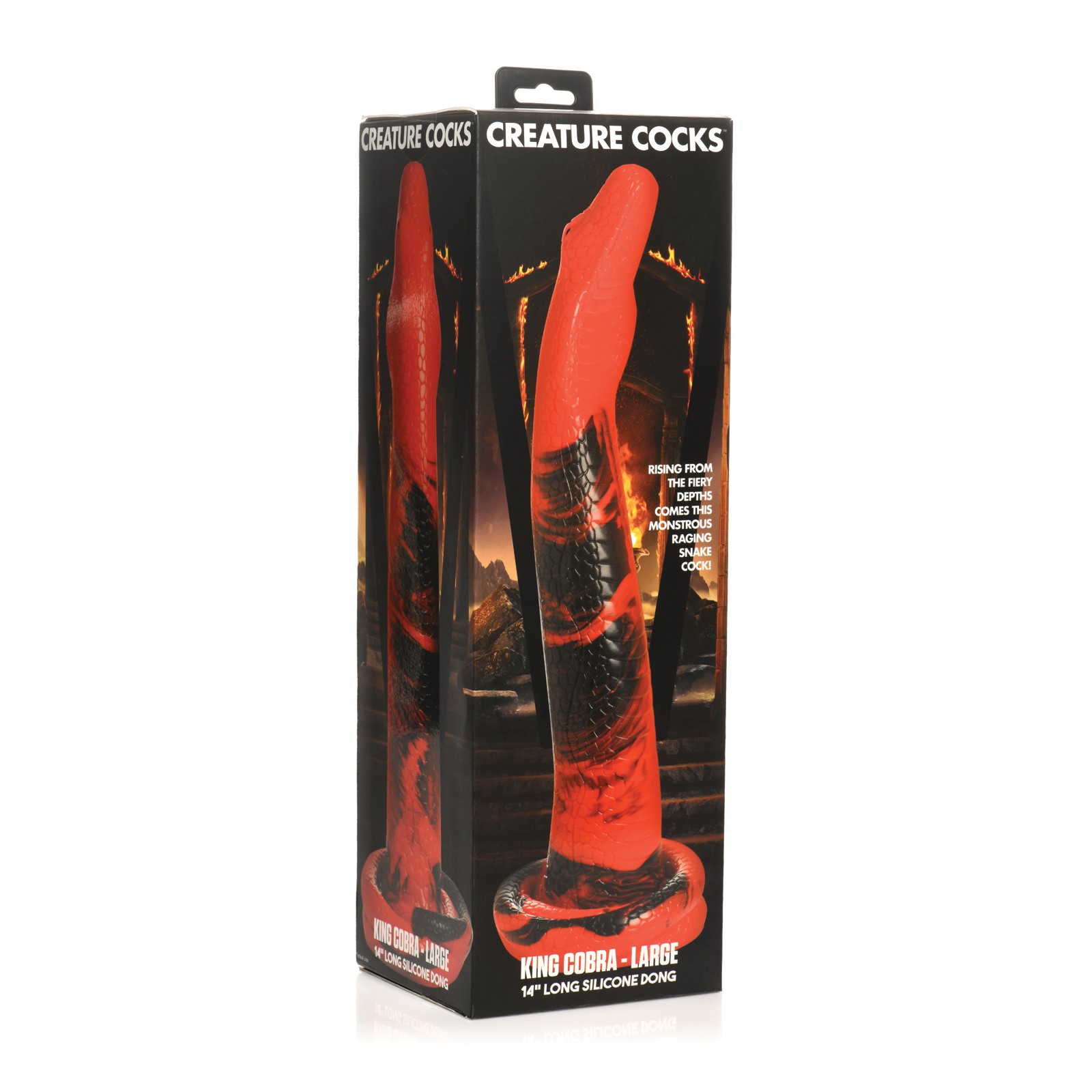 Dildo Grande de Silicona Cobra Rey para Placer Intenso Dildo Grande de Silicona Cobra Rey para Placer Intenso