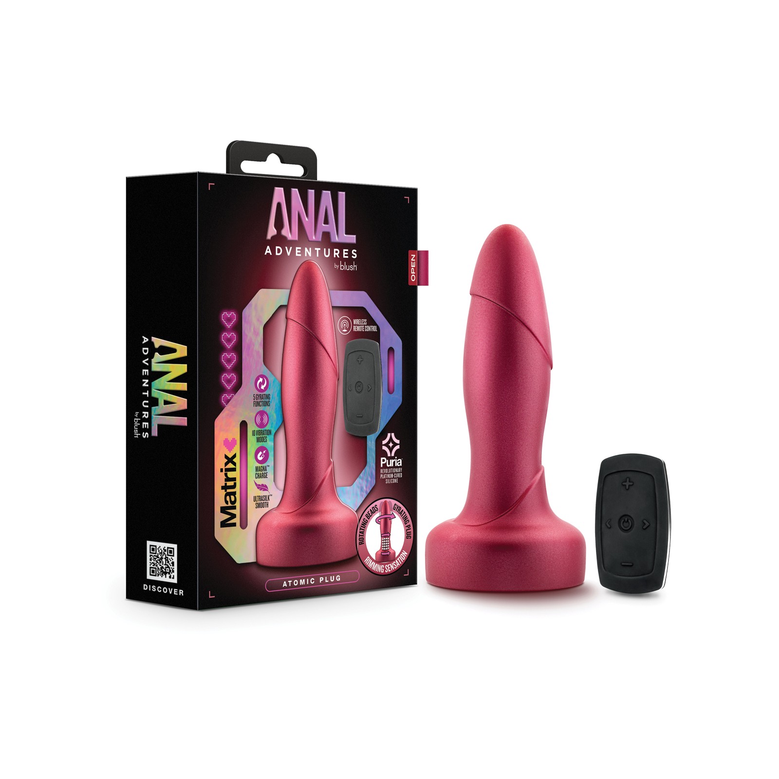 Plug Anal Matrix Atomic de Blush - Vino Marciano Plug Anal Matrix Atomic de Blush - Vino Marciano