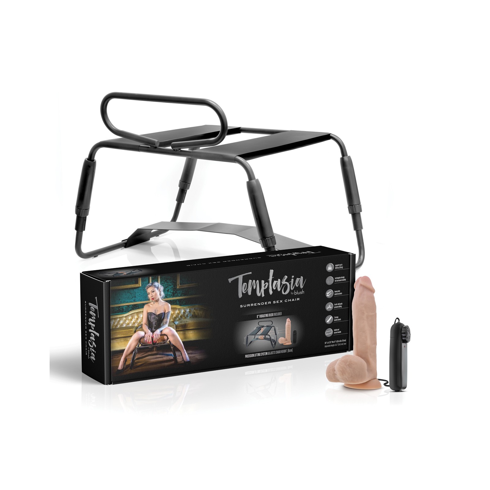 Silla Sexual Blush Temptasia Surrender en Negra Silla Sexual Blush Temptasia Surrender en Negra