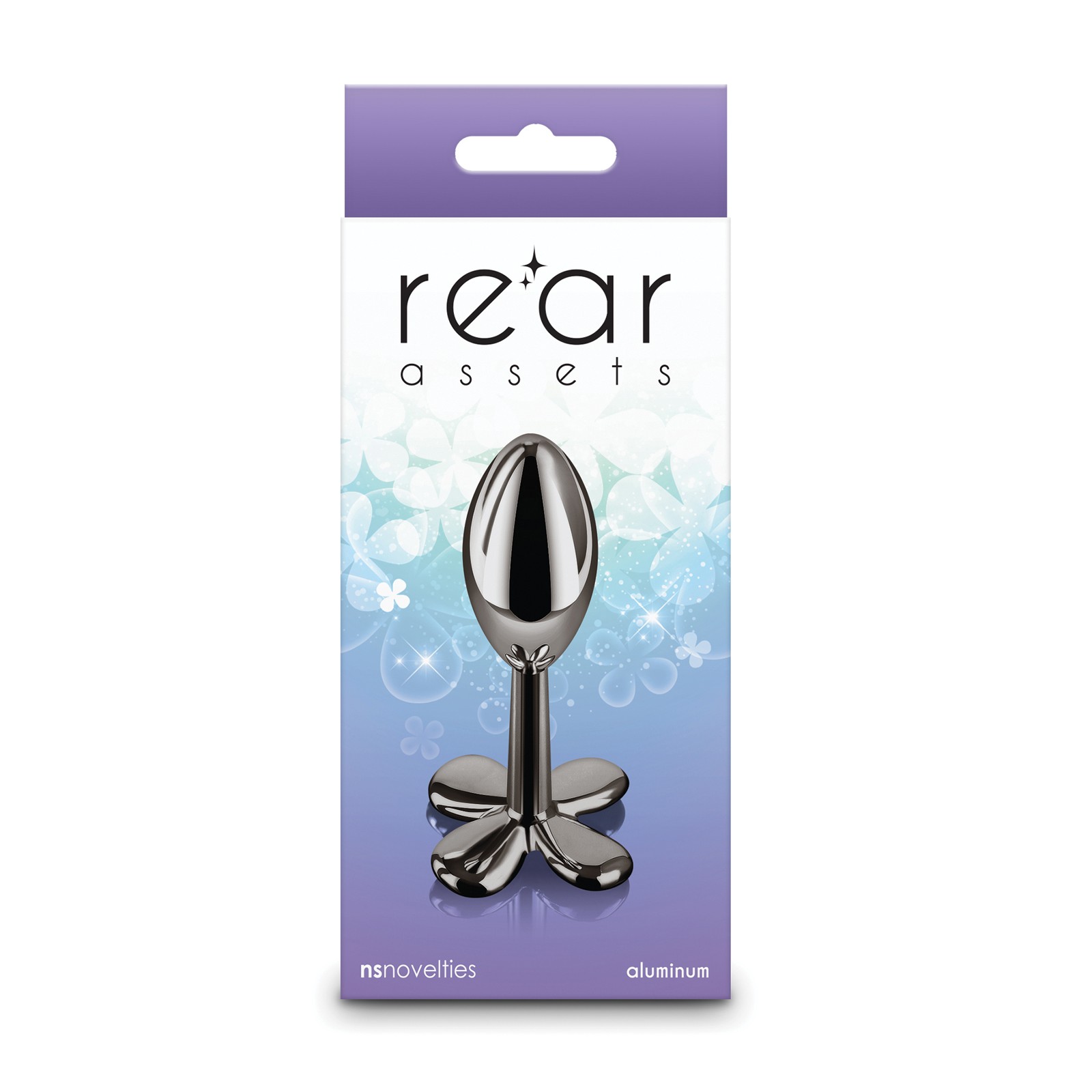 Rear Assets Clover Anal Toy - Gunmetal Rear Assets Clover Anal Toy - Gunmetal