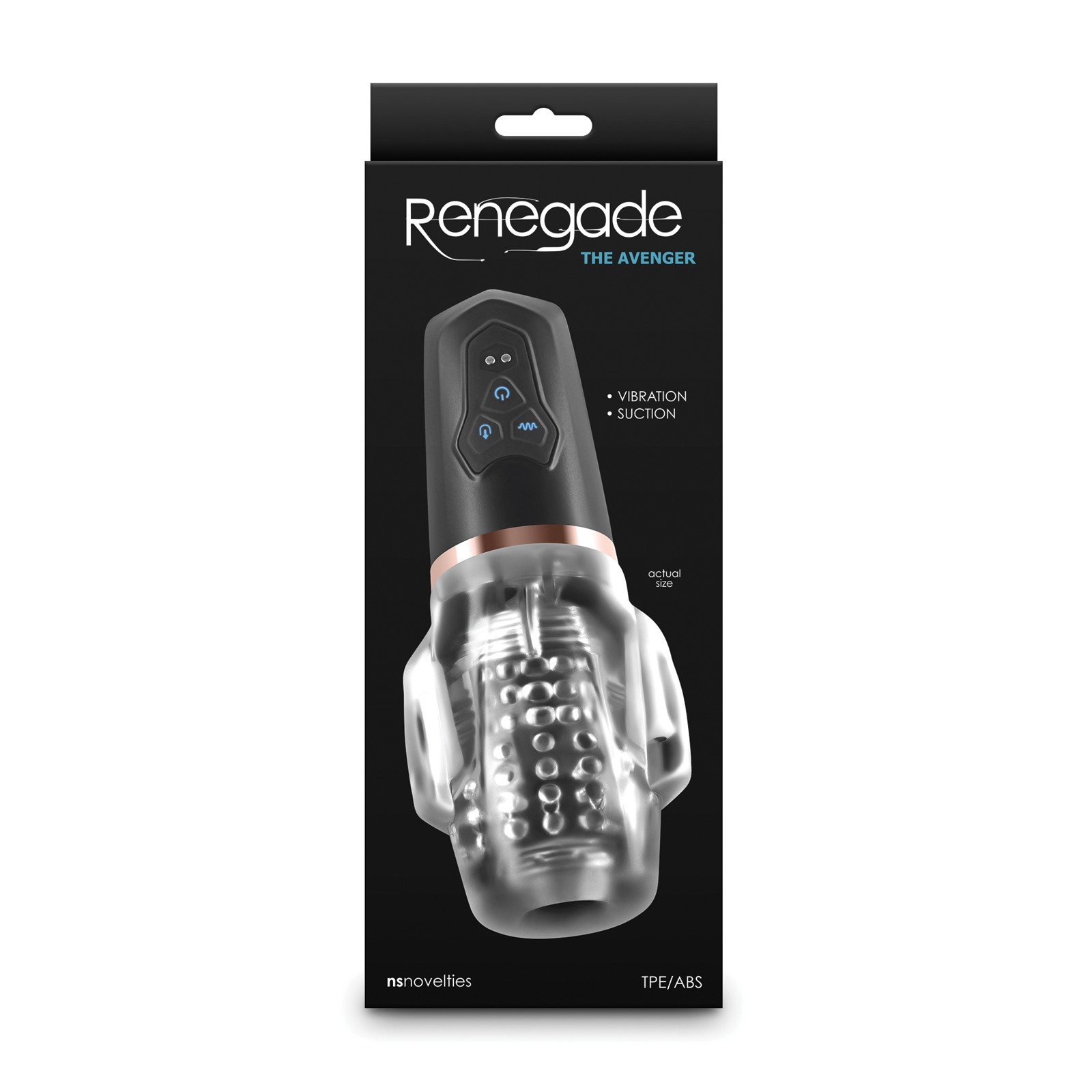 Renegade Avenger Negro Masturbador Masculino Electrónico Renegade Avenger Negro Masturbador Masculino Electrónico