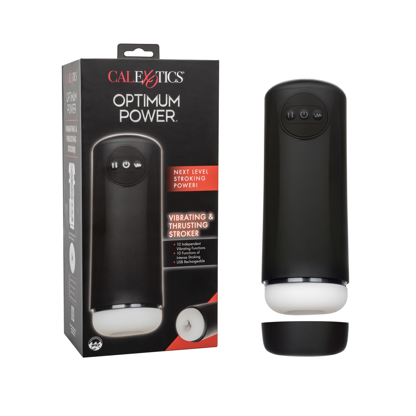 Optimum Power Vibrating & Thrusting Stroker Enhanced Pleasure Optimum Power Vibrating & Thrusting Stroker Enhanced Pleasure