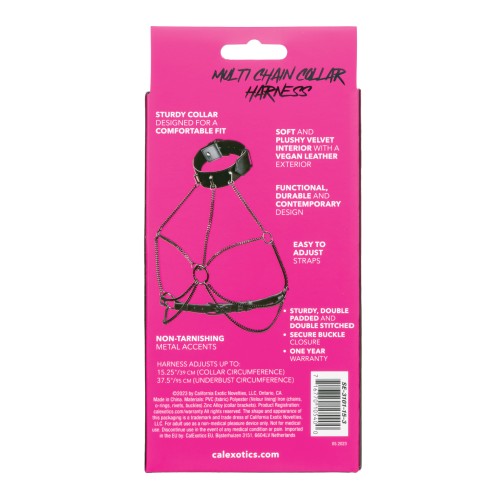 Euphoria Collection Multi Chain Collar Harness