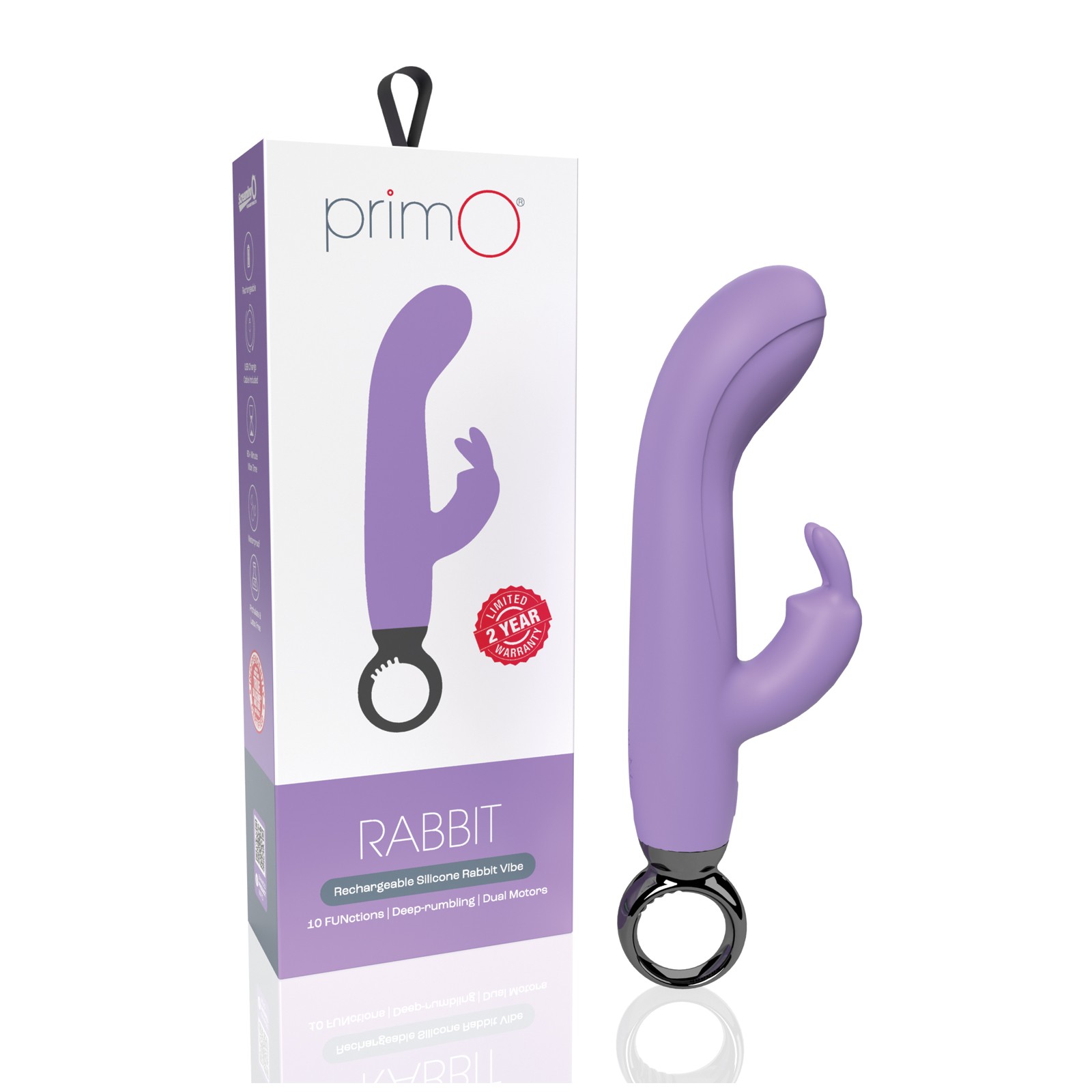 Vibrador PrimO Rabbit Lilac Vibrador PrimO Rabbit Lilac