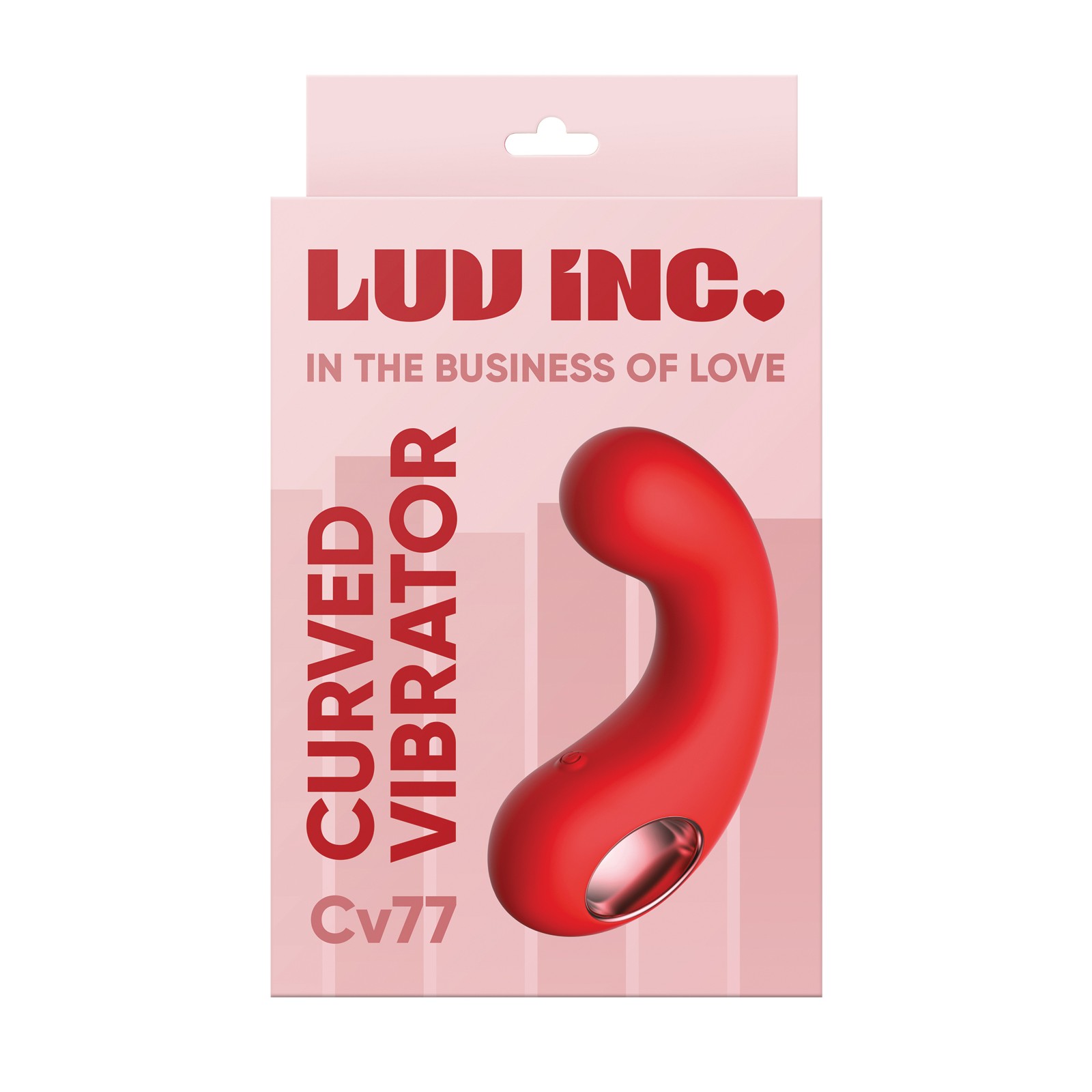 Vibrador Curvado Luv Inc. para Diversión Placentera Vibrador Curvado Luv Inc. para Diversión Placentera