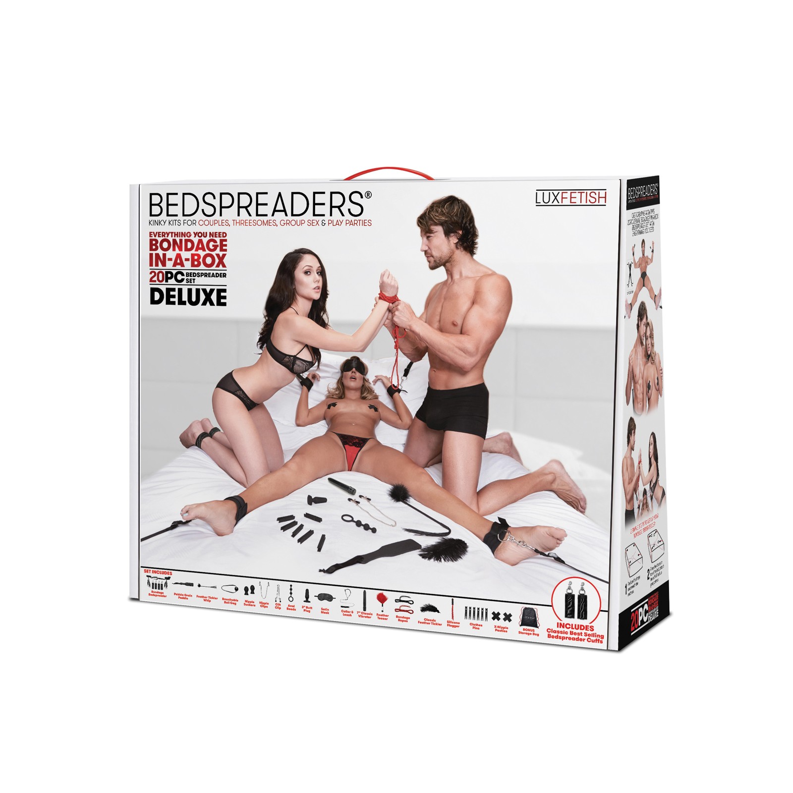 20-Pc Bondage Bedroom Set for Couples 20-Pc Bondage Bedroom Set for Couples