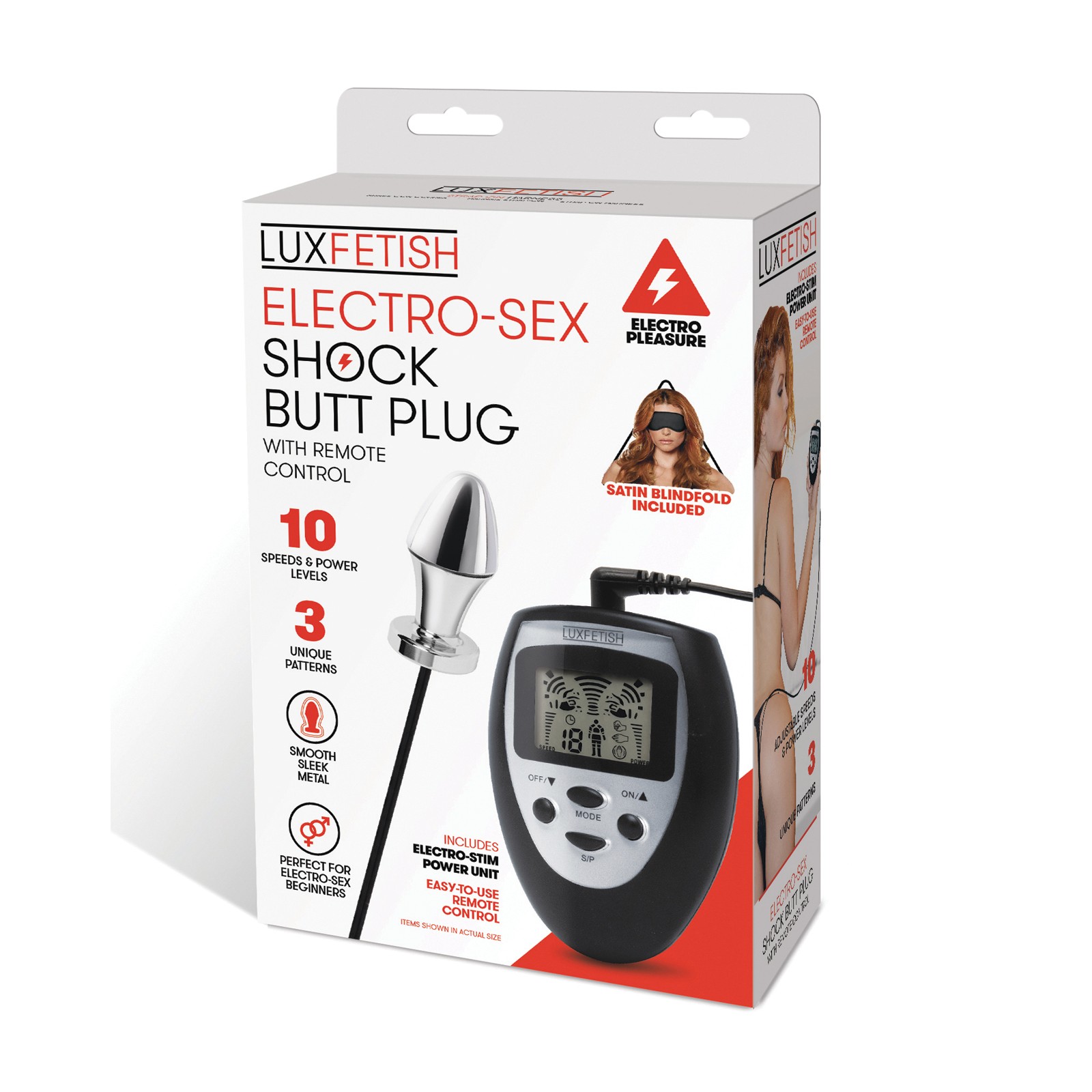 Electro Sex Shock Butt Plug with Remote Electro Sex Shock Butt Plug with Remote