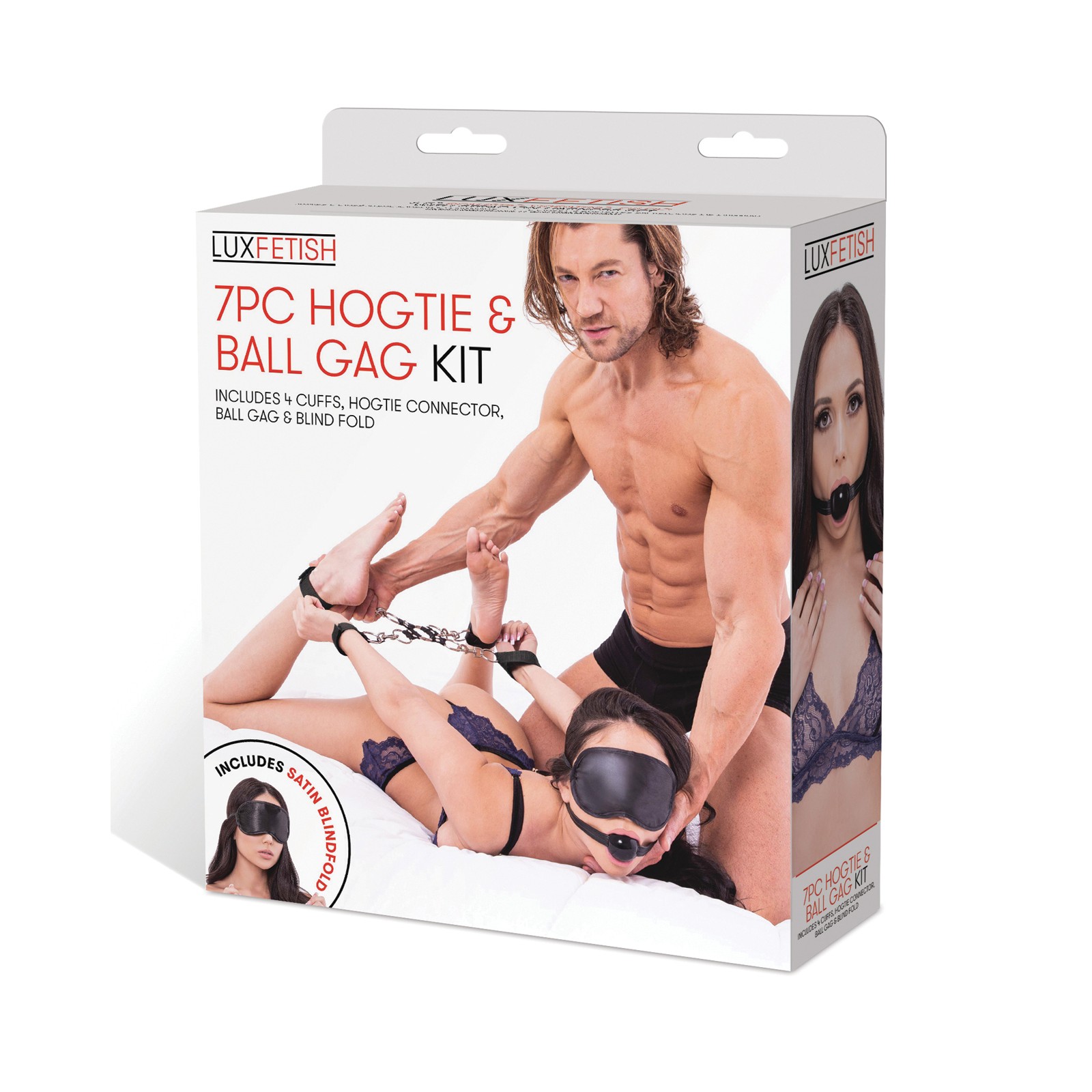 Kit Hogtie de 7 Piezas Lux Fetish - Diversión de Bondage Kit Hogtie de 7 Piezas Lux Fetish - Diversión de Bondage