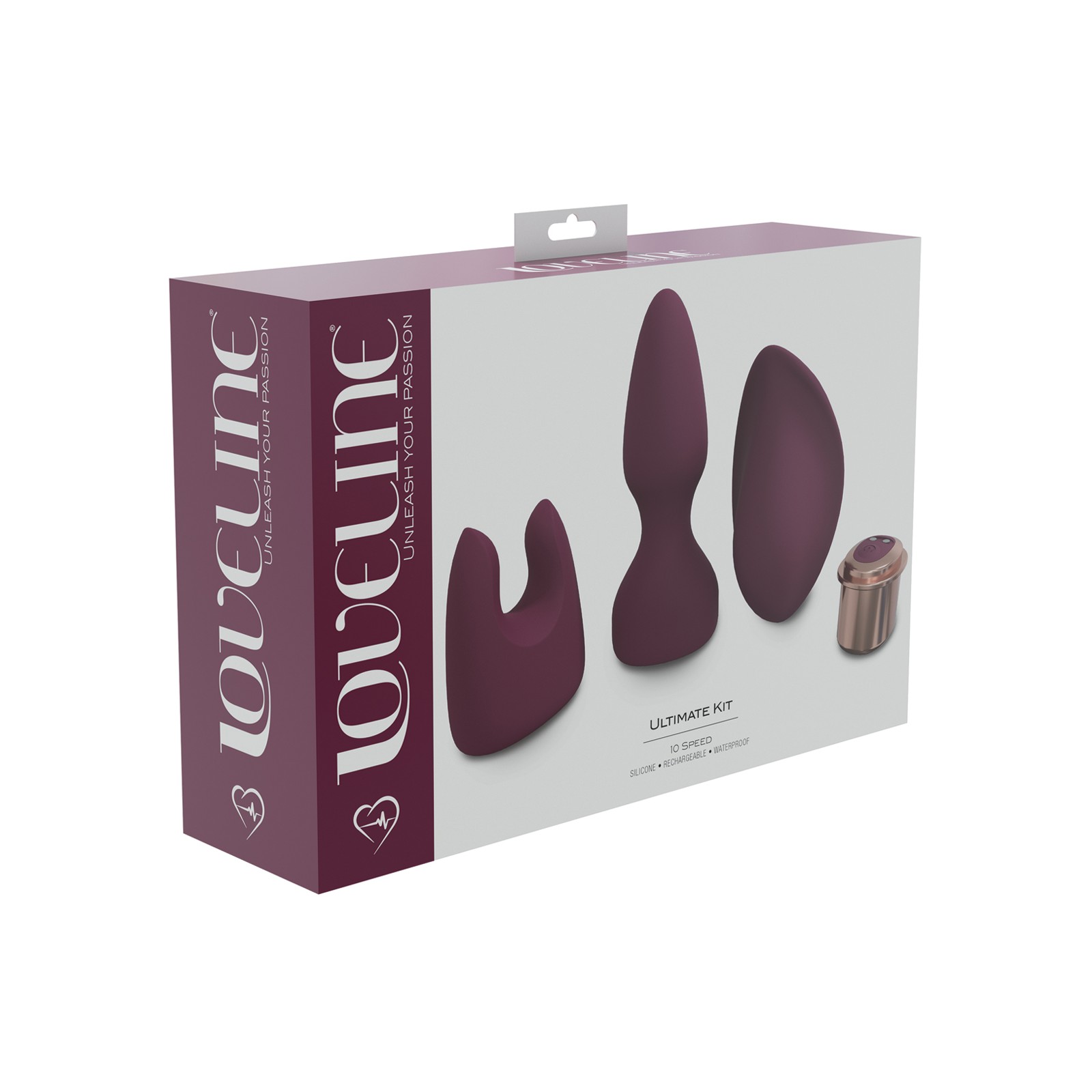 Kit Ultimate Shots LoveLine Burdeos | Sensaciones Intensas Kit Ultimate Shots LoveLine Burdeos | Sensaciones Intensas