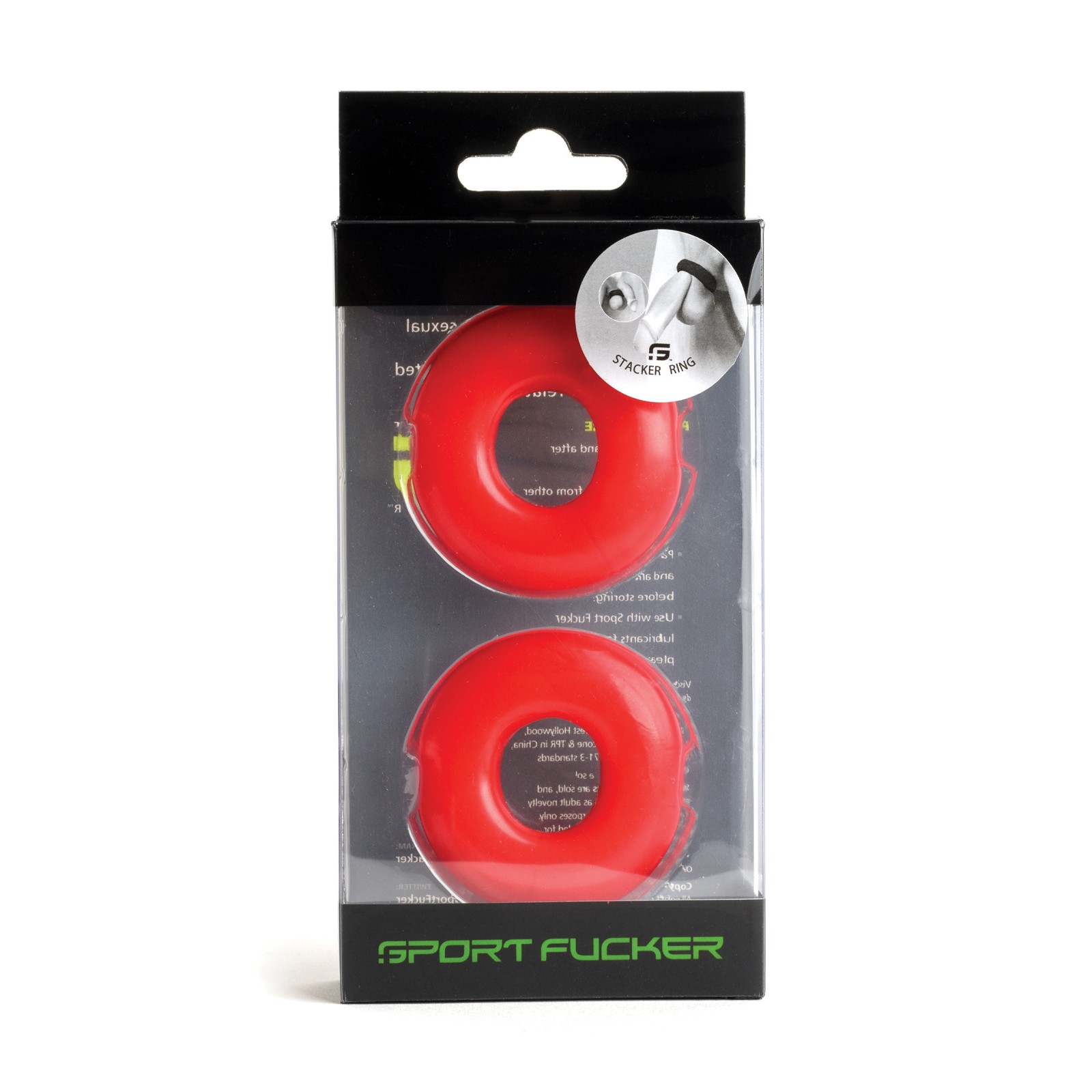 Anillos Sport Fucker Stacker Rojo Anillos Sport Fucker Stacker Rojo