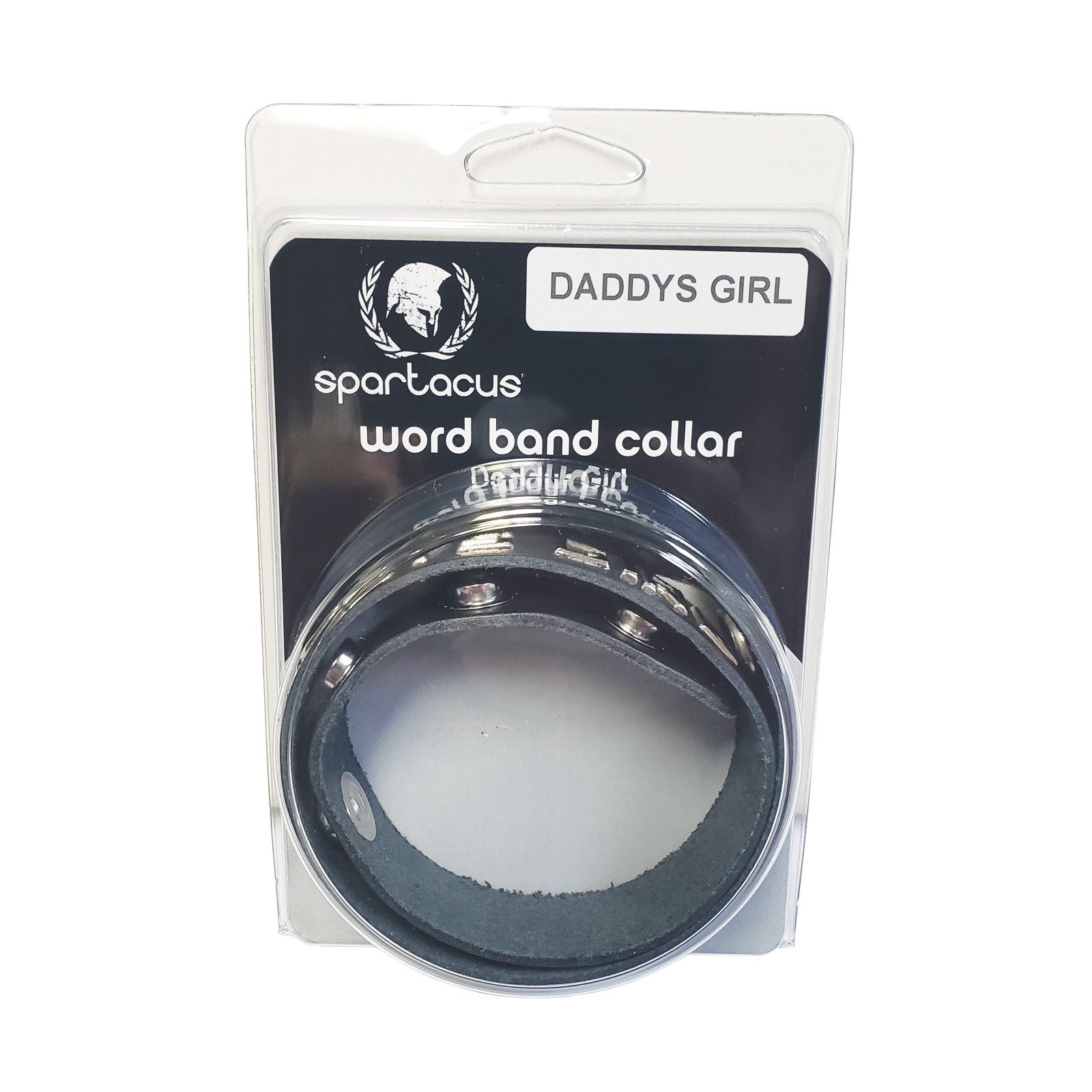 Collar de Cuero Daddy's Girl de Spartacus - Negro Collar de Cuero Daddy's Girl de Spartacus - Negro