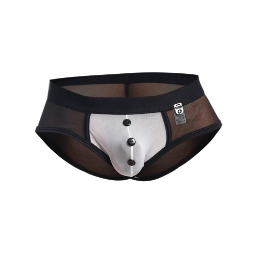 Brioso Maitre D Brief - Negro/Blanco