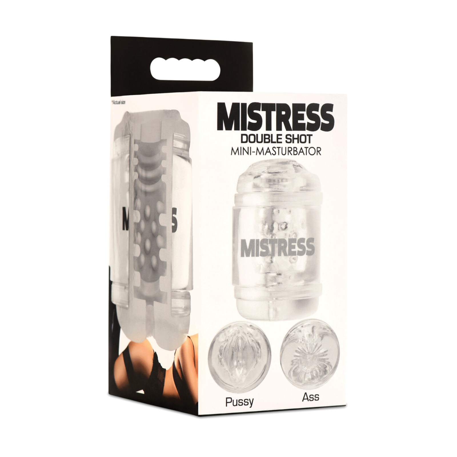 Curve Toys Mistress Mini Masturbador Doble en Tono Claro Curve Toys Mistress Mini Masturbador Doble en Tono Claro