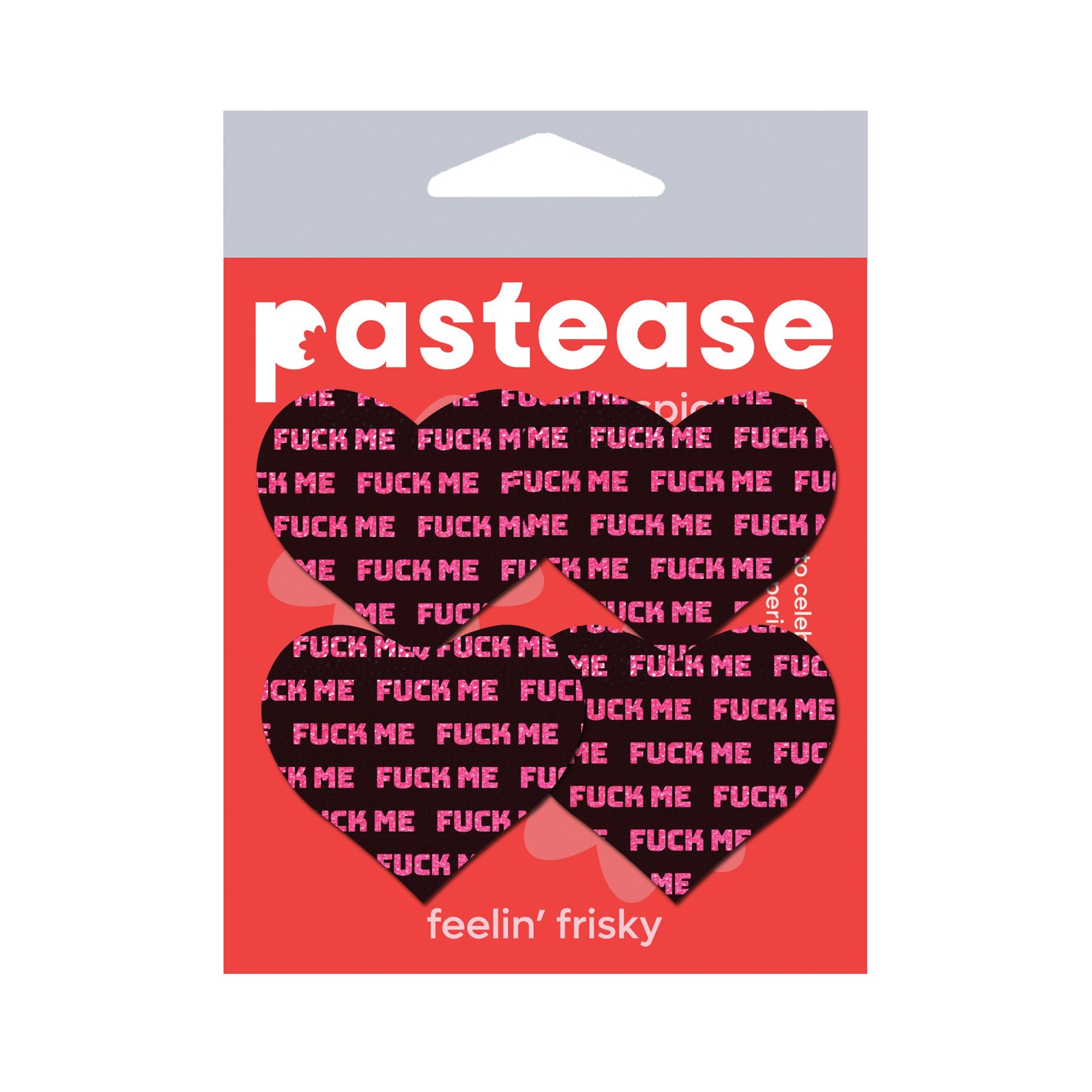Nipple Pasties Petites Fuck Me Hearts - Negro/Rosa Nipple Pasties Petites Fuck Me Hearts - Negro/Rosa