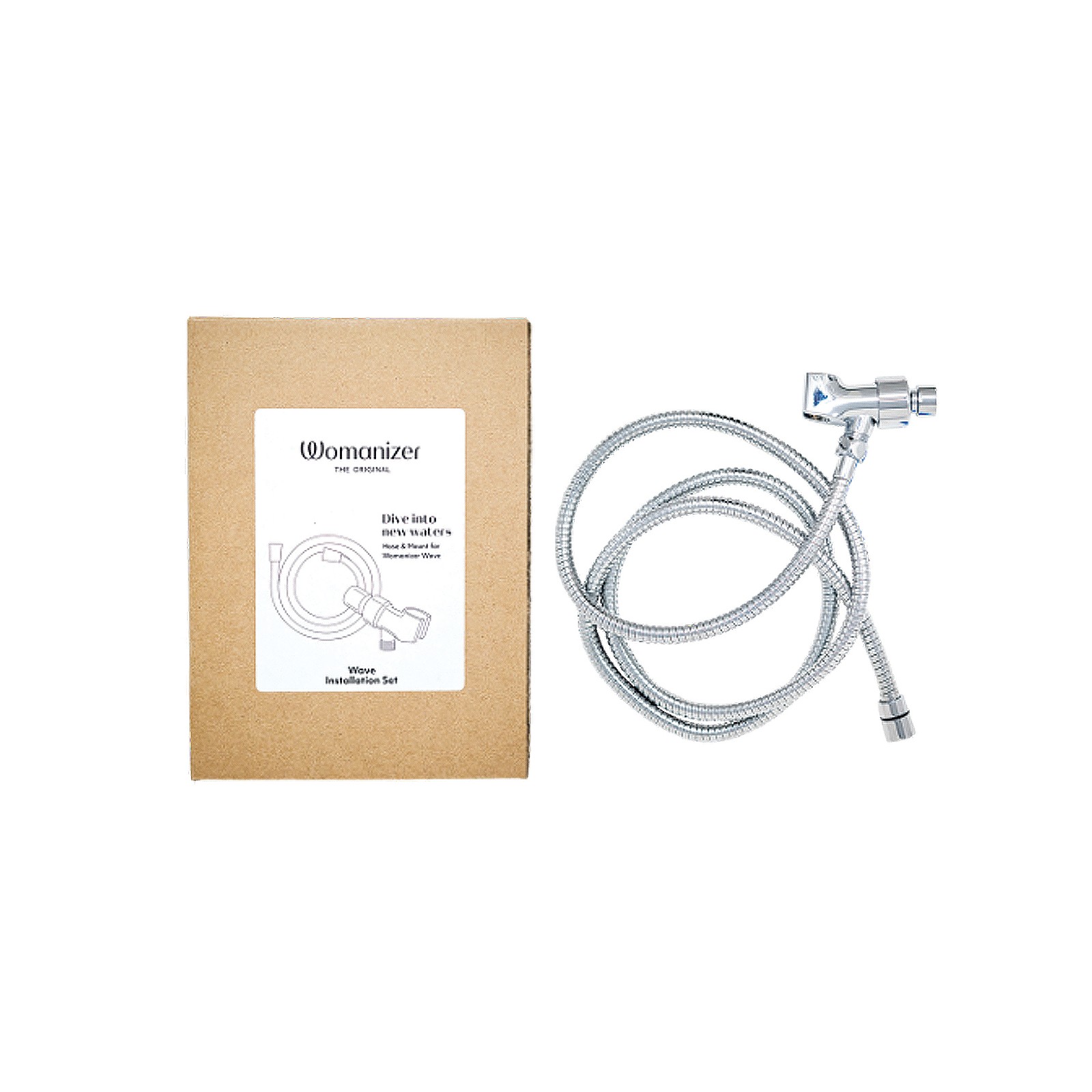Womanizer Wave Shower Hose and Arm Mount Set Womanizer Wave Shower Hose and Arm Mount Set