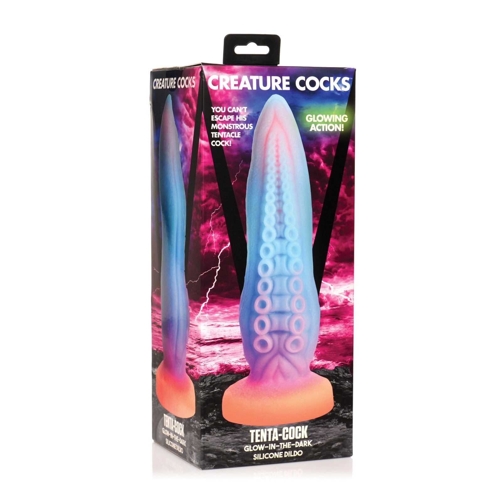 Glow in the Dark Tenta-Cock Silicone Dildo Glow in the Dark Tenta-Cock Silicone Dildo