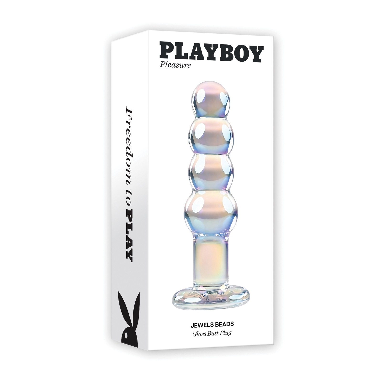 Playboy Jewels Beads Anal Plug Clear Playboy Jewels Beads Anal Plug Clear